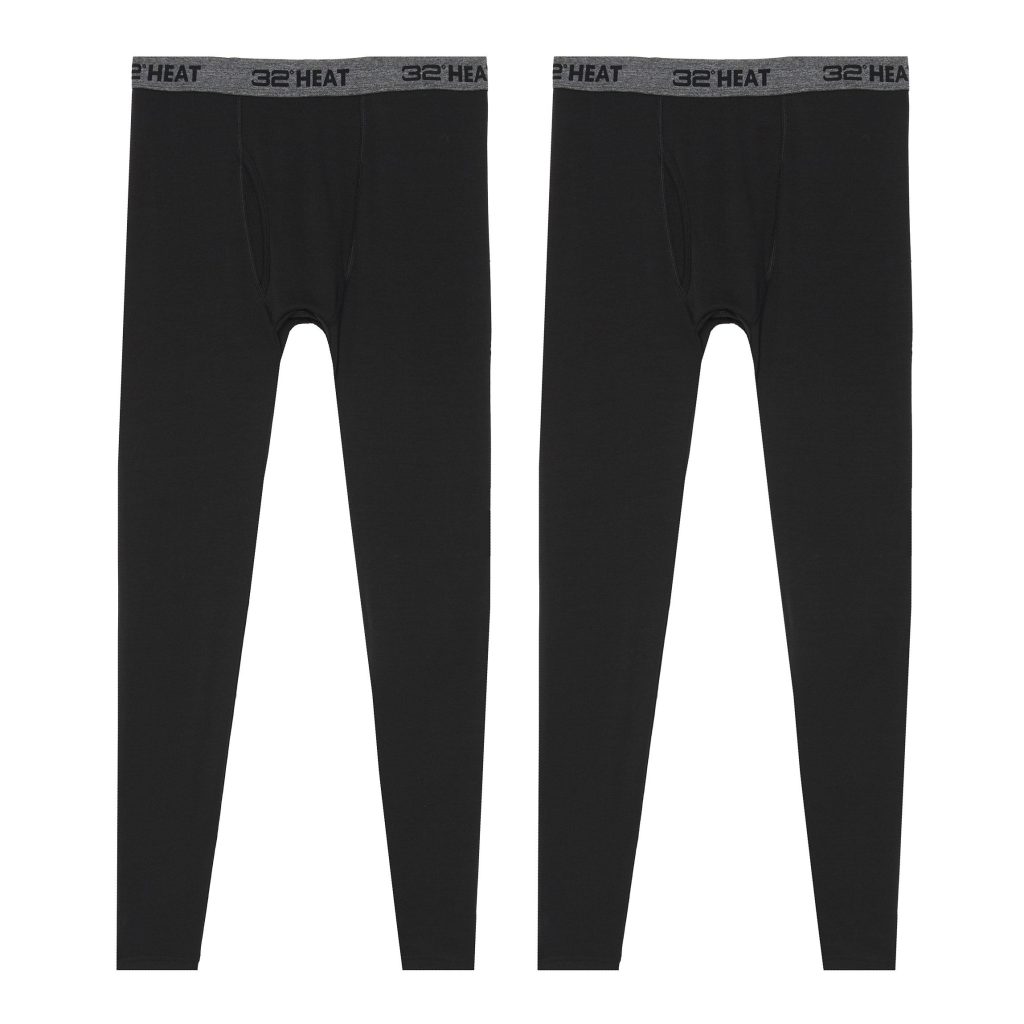 32 DEGREES + MEN’S HEAT PANT 2PK