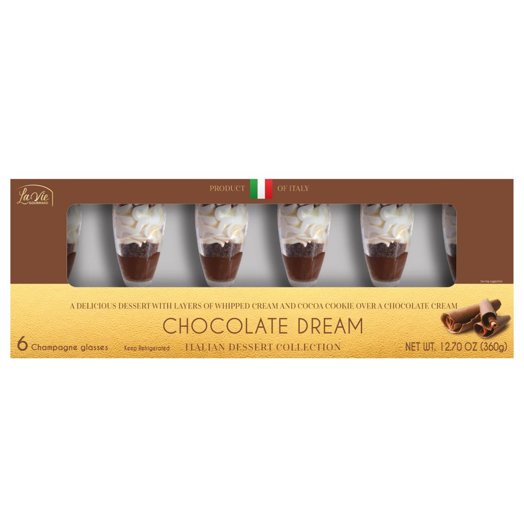 DOLCE MIA CHOCOLATE DREAM FLUTES 6/2.2 OZ