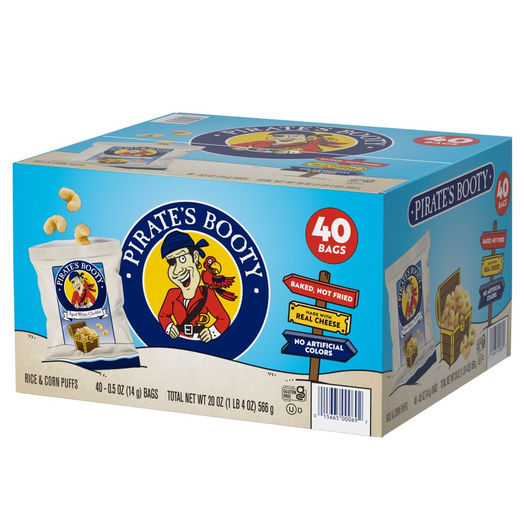 PIRATE’S BOOTY AGED WHITE CHEDDAR 40 CT