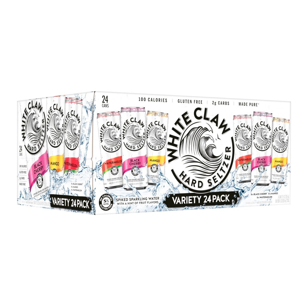 WHITE CLAW HARD SELTZER VARIETY USA 24/12OZ