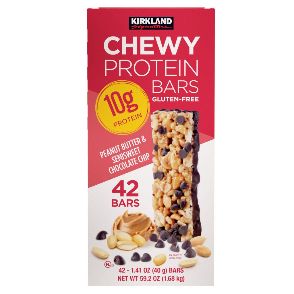 KIRKLAND SIGNATURE CHEWY PROTEIN BARS 42/1.41 OZ
