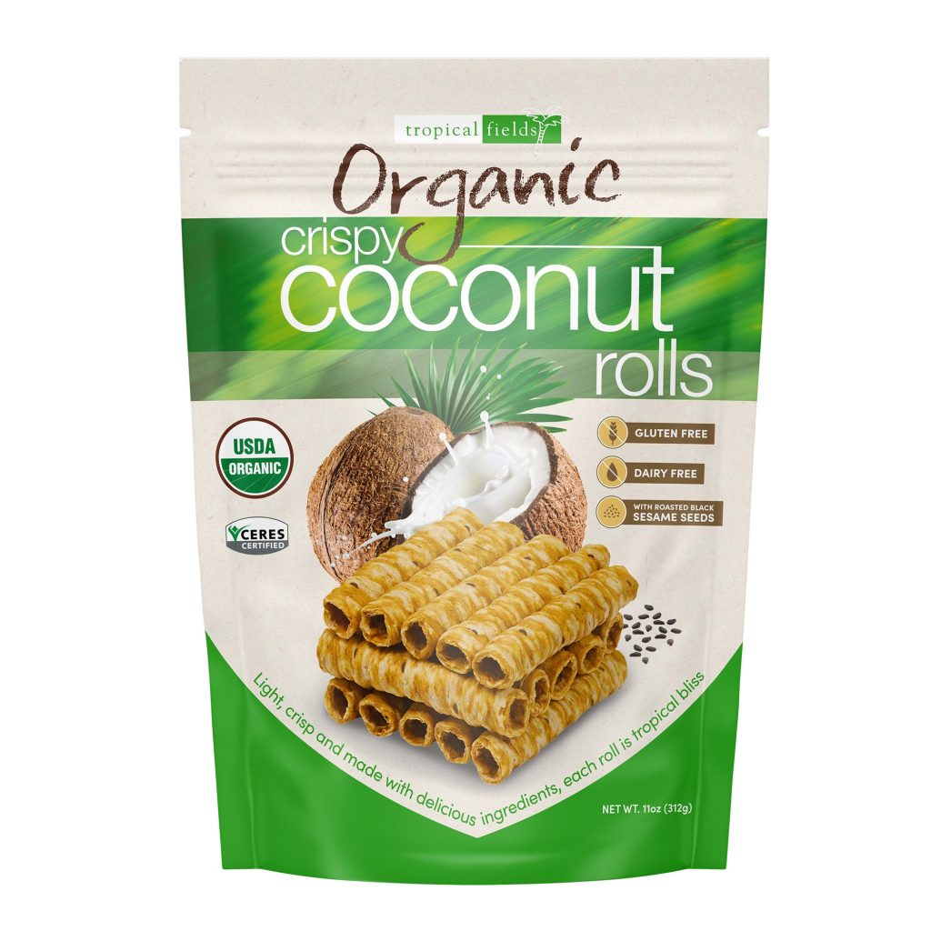 TROPICAL FIELDS ORGANIC COCONUT ROLLS 11 OZ