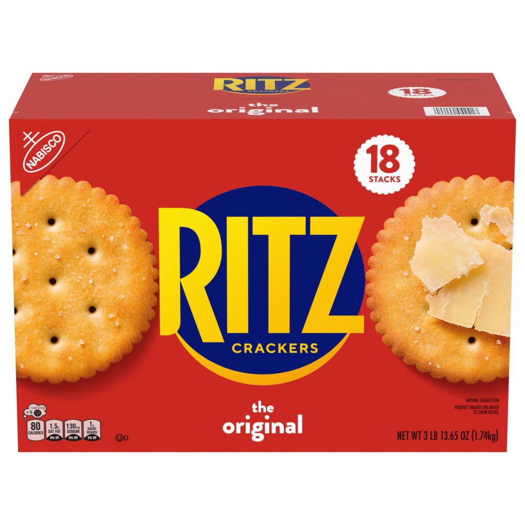NABISCO RITZ CRACKERS 18/3.42 OZ