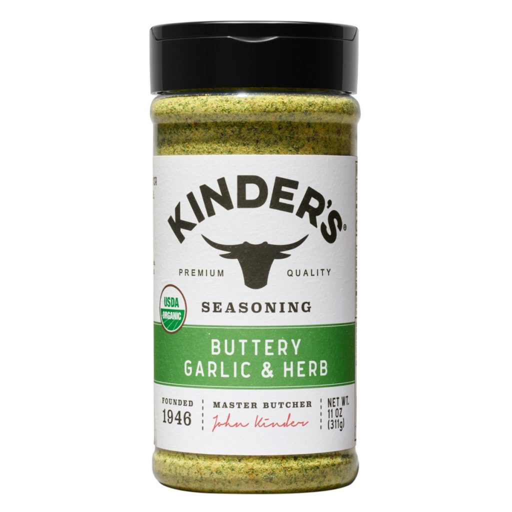 KINDER’S ORGANIC BUTTERY GARLIC & HERB SEASONING 11 OZ