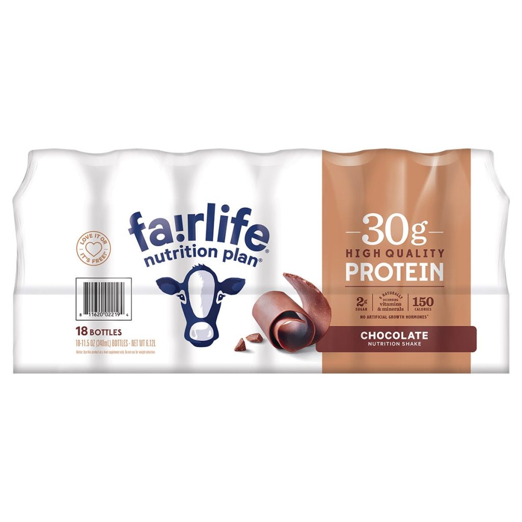 FAIRLIFE PROTEIN SHAKE CHOCOLATE 11.5 FL OZ/18 PK