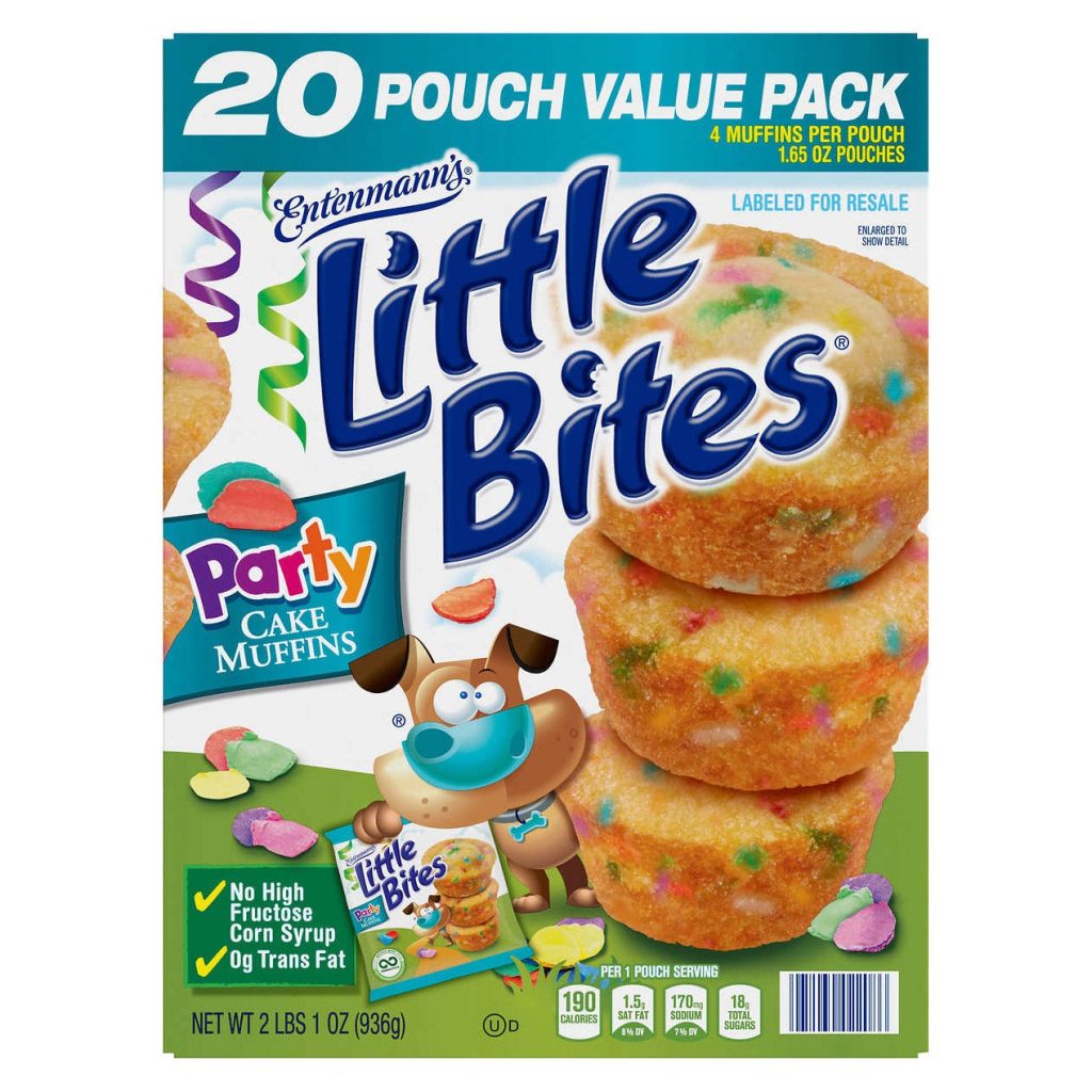 ENTENMANN’S LITTLE BITES PARTY CAKE 20/1.65 OZ