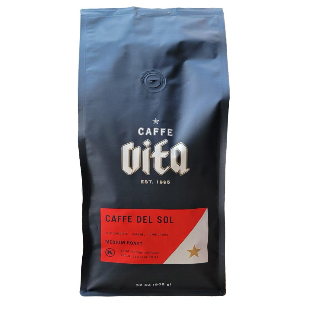 CAFFE VITA CAFFE DEL SOL BLEND 2 LBS WHOLE BEAN