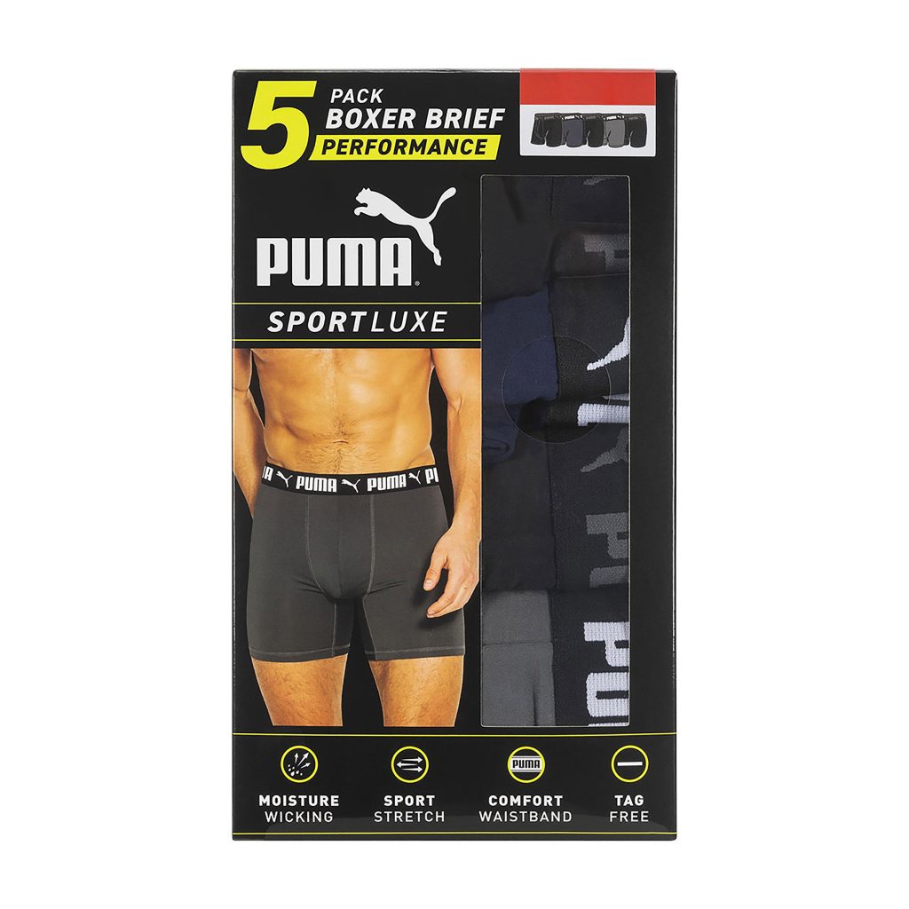 PUMA + MEN’S BOXER BRIEF 5PK