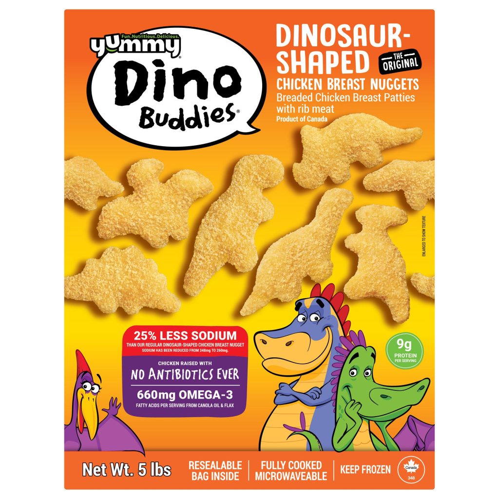 DINO BUDDIES CHICKEN NUGGETS 5 LB
