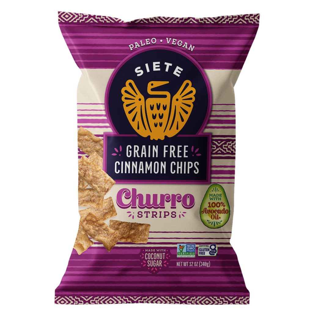 SIETE GRAIN FREE CHURRO STRIPS 12 OZ