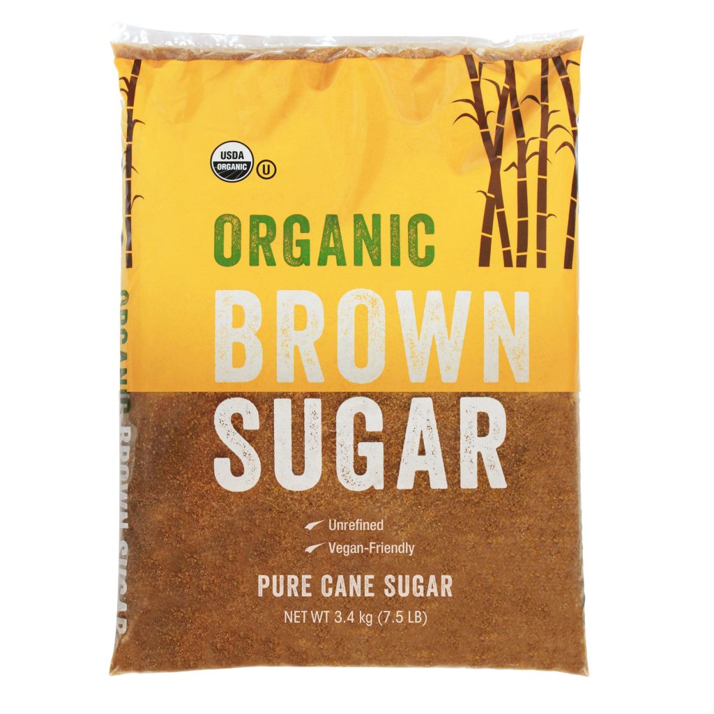 ORGANIC BROWN SUGAR 7.5 LBS