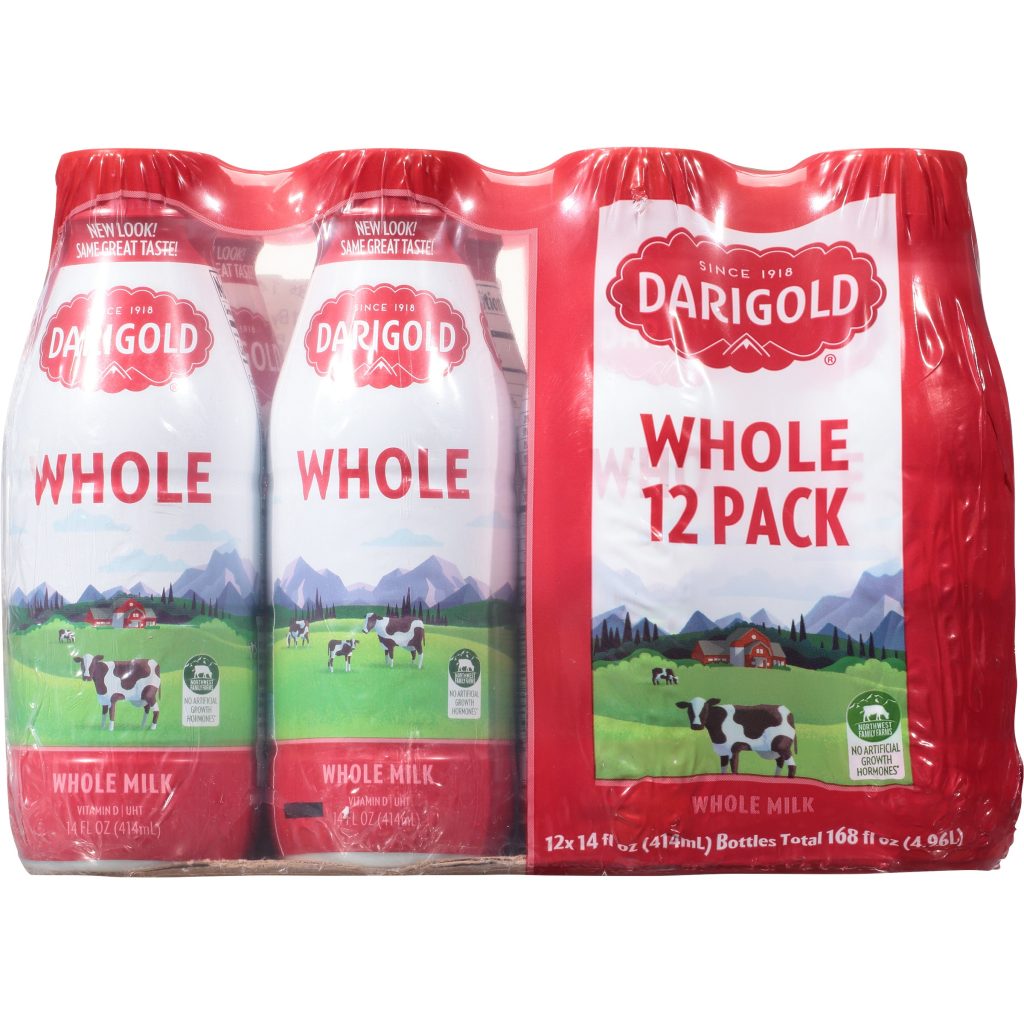 DARIGOLD WHOLE MILK 12/14 FL OZ