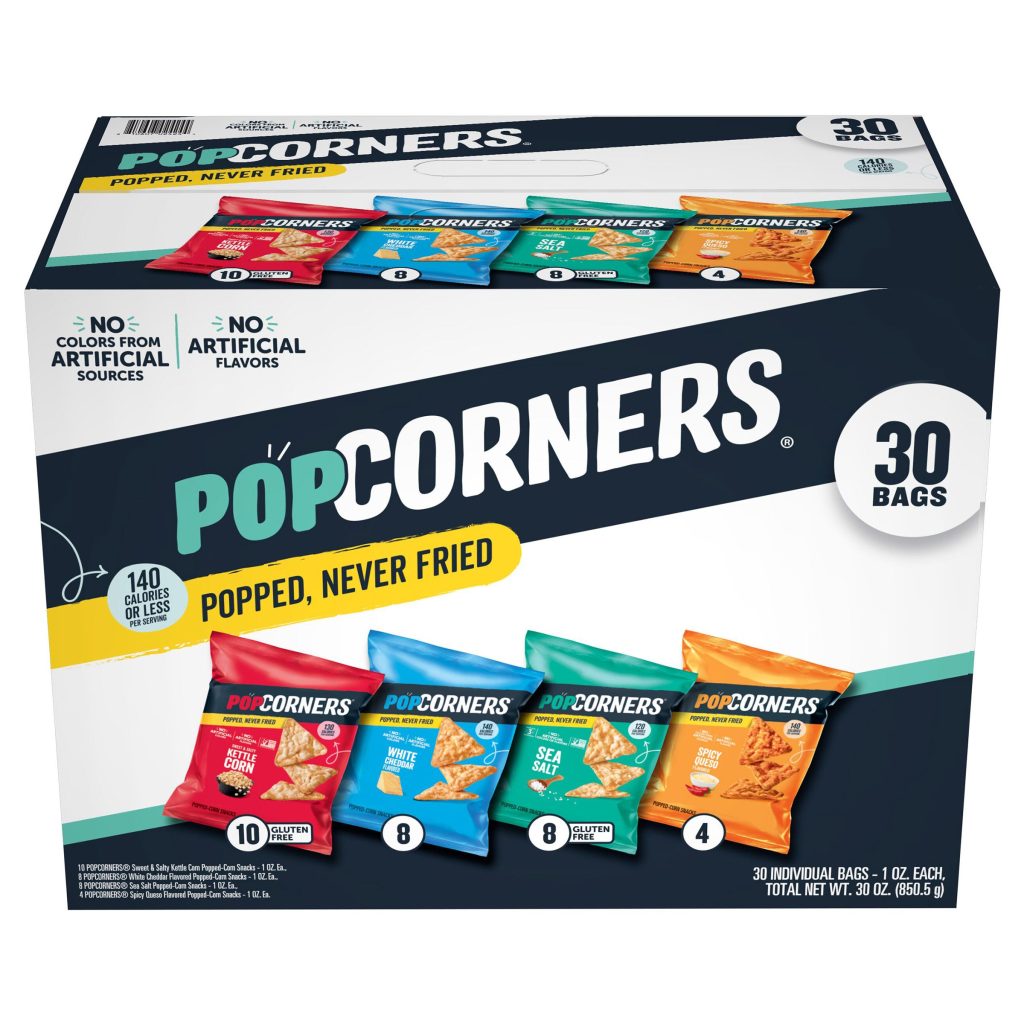 POPCORNERS VARIETY PACK 30 CT