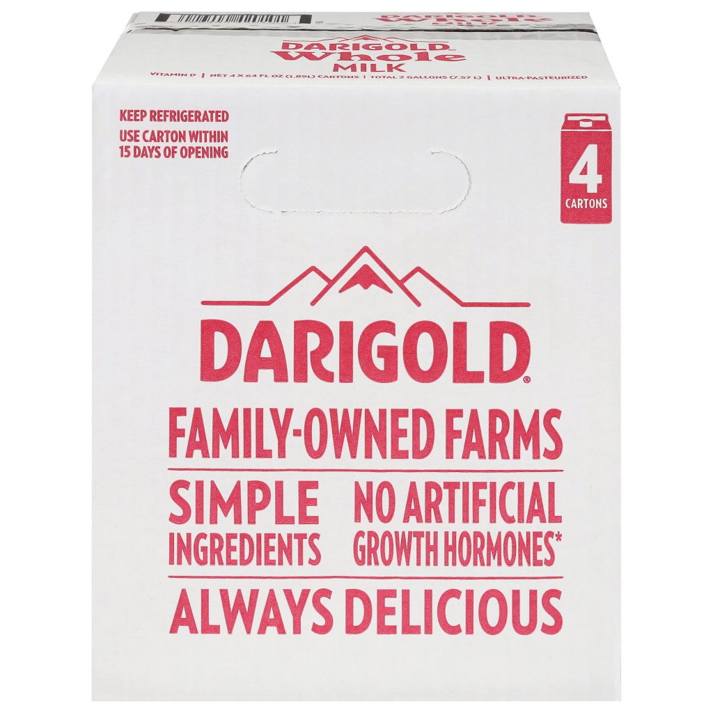 DARIGOLD HOMOGENIZED MILK 4/64 FL OZ