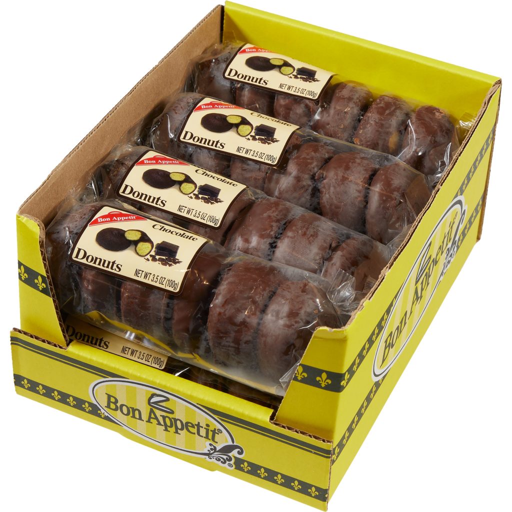 BON APPETIT CHOCOLATE DONUTS 8/6CT
