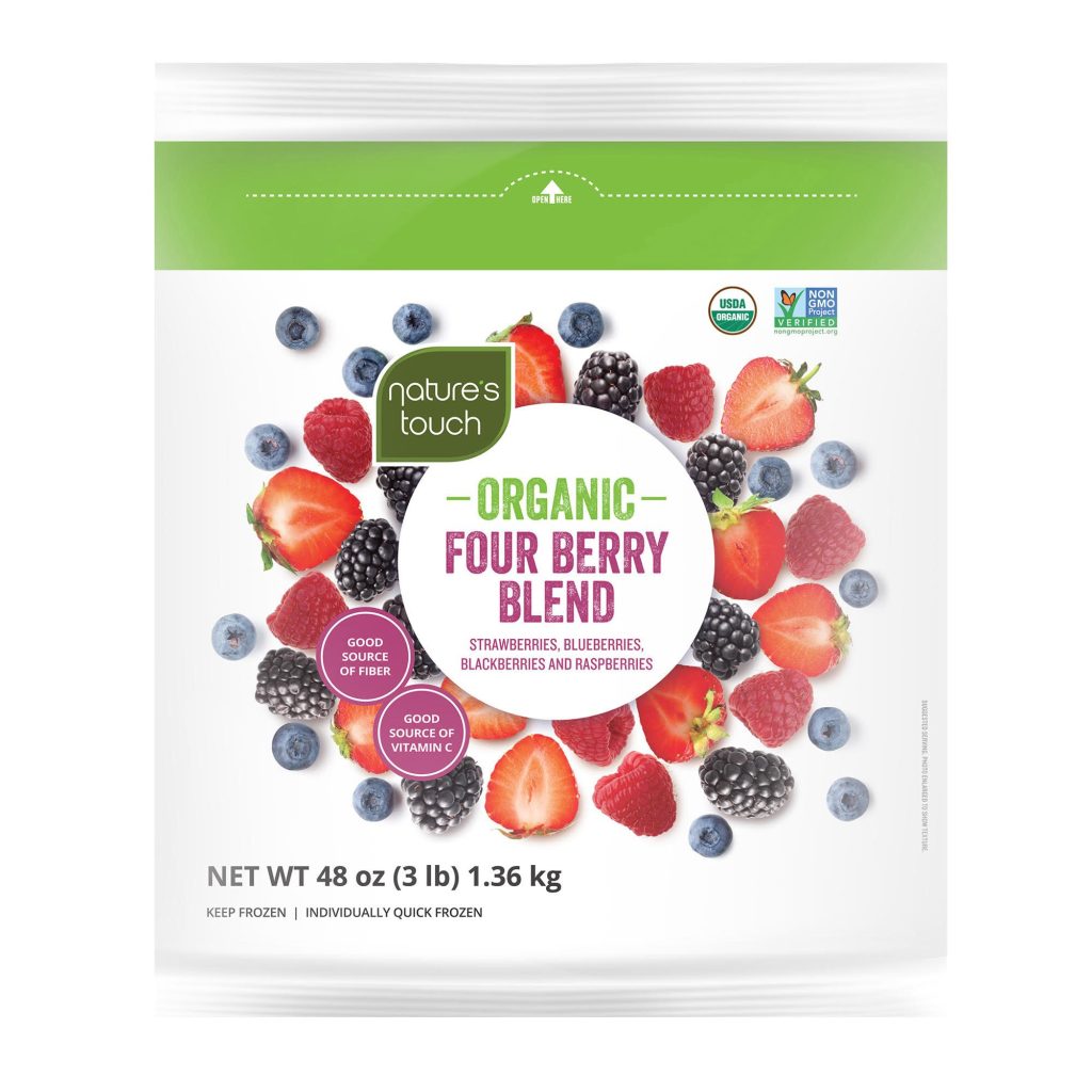 NATURE’S TOUCH ORGANIC 4 BERRY BLEND 3 LB