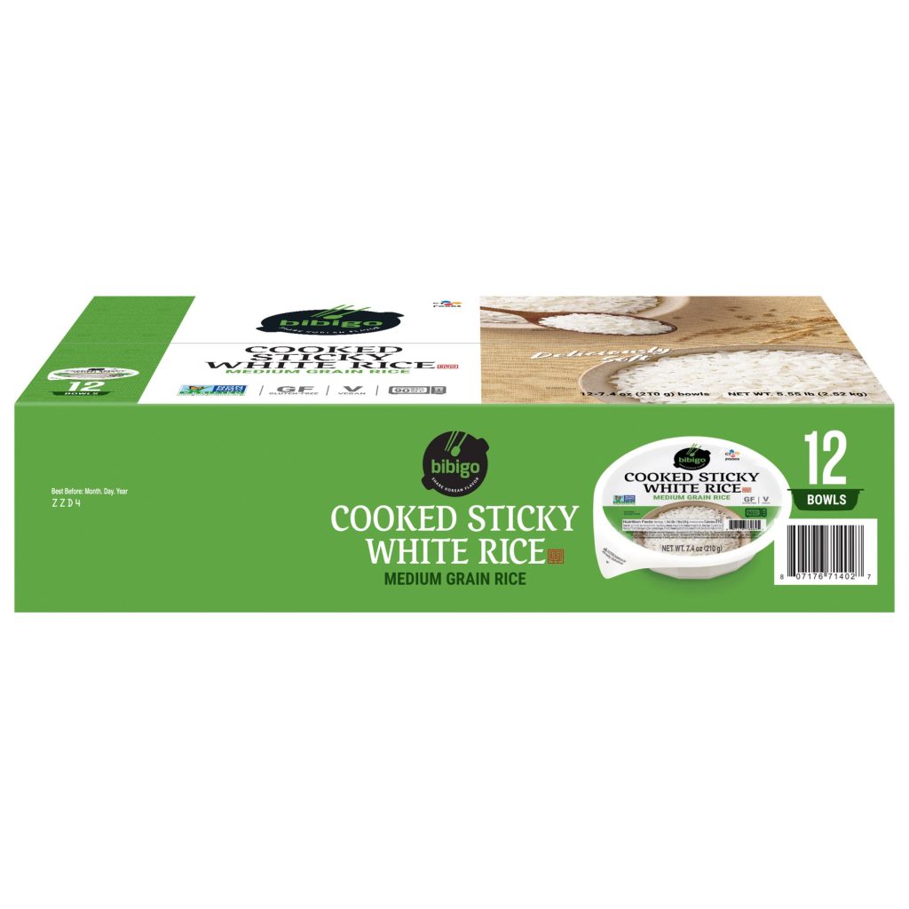BIBIGO STICKY WHITE RICE 12/7.4 OZ