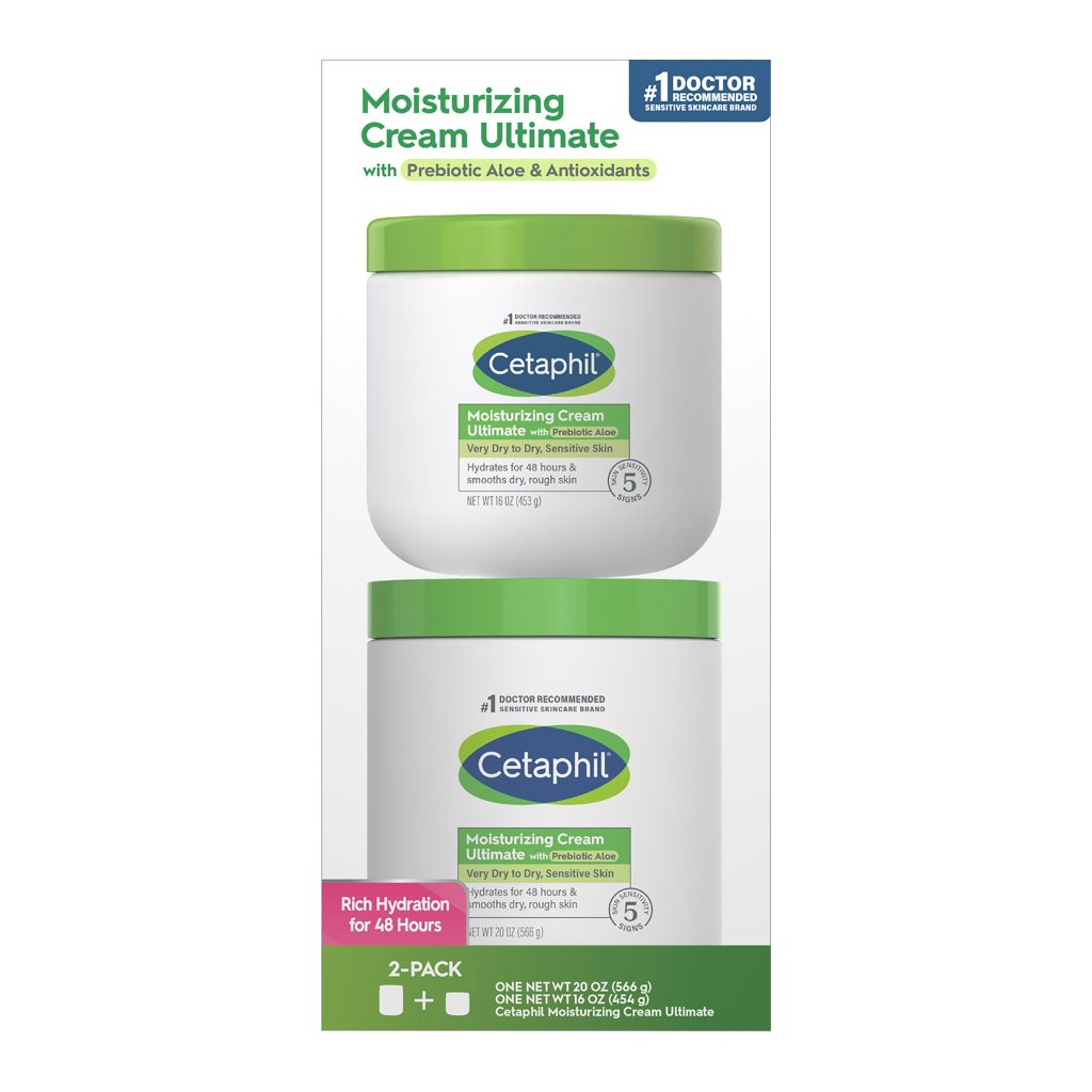 CETAPHIL ULTIMATE CREAM 2-PACK 16 OZ & 20 OZ