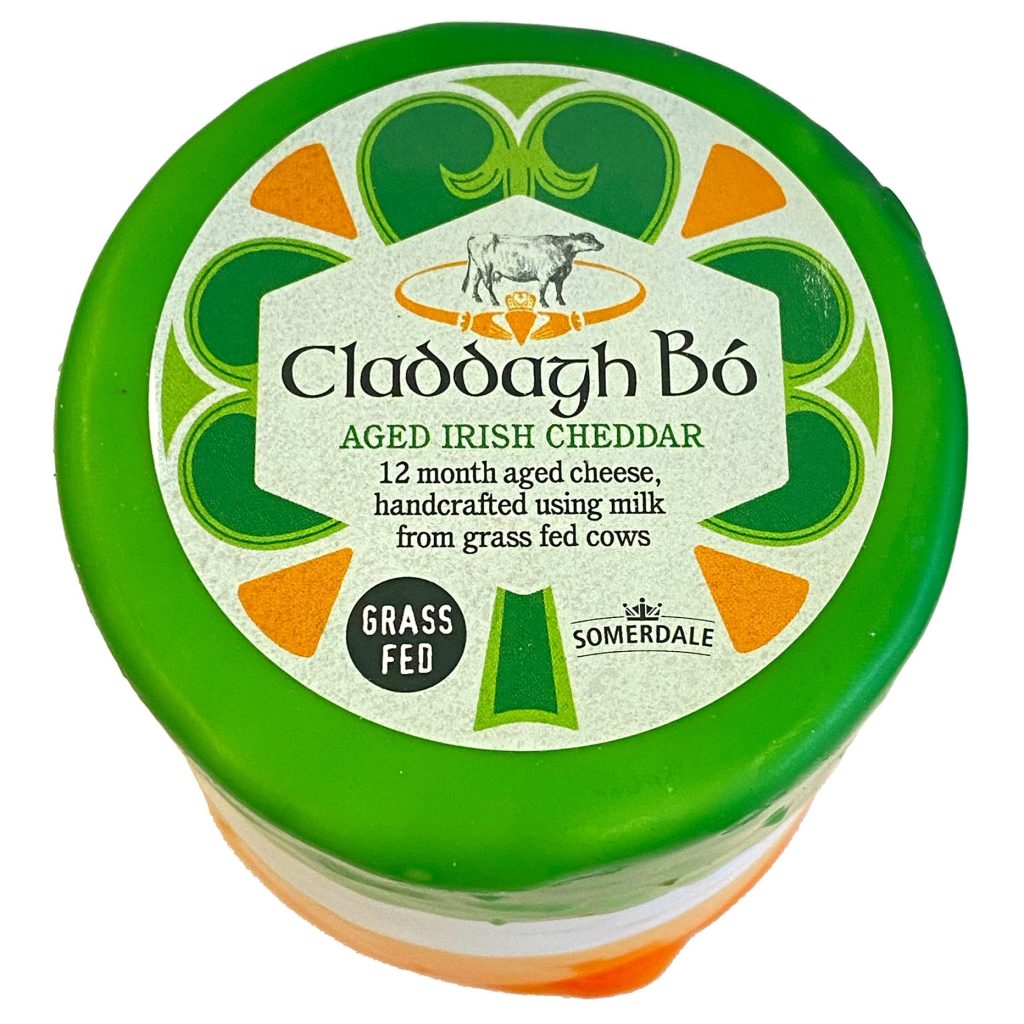 SOMERDALE IRISH CLADDAGH BO CHEDDAR 14 OZ