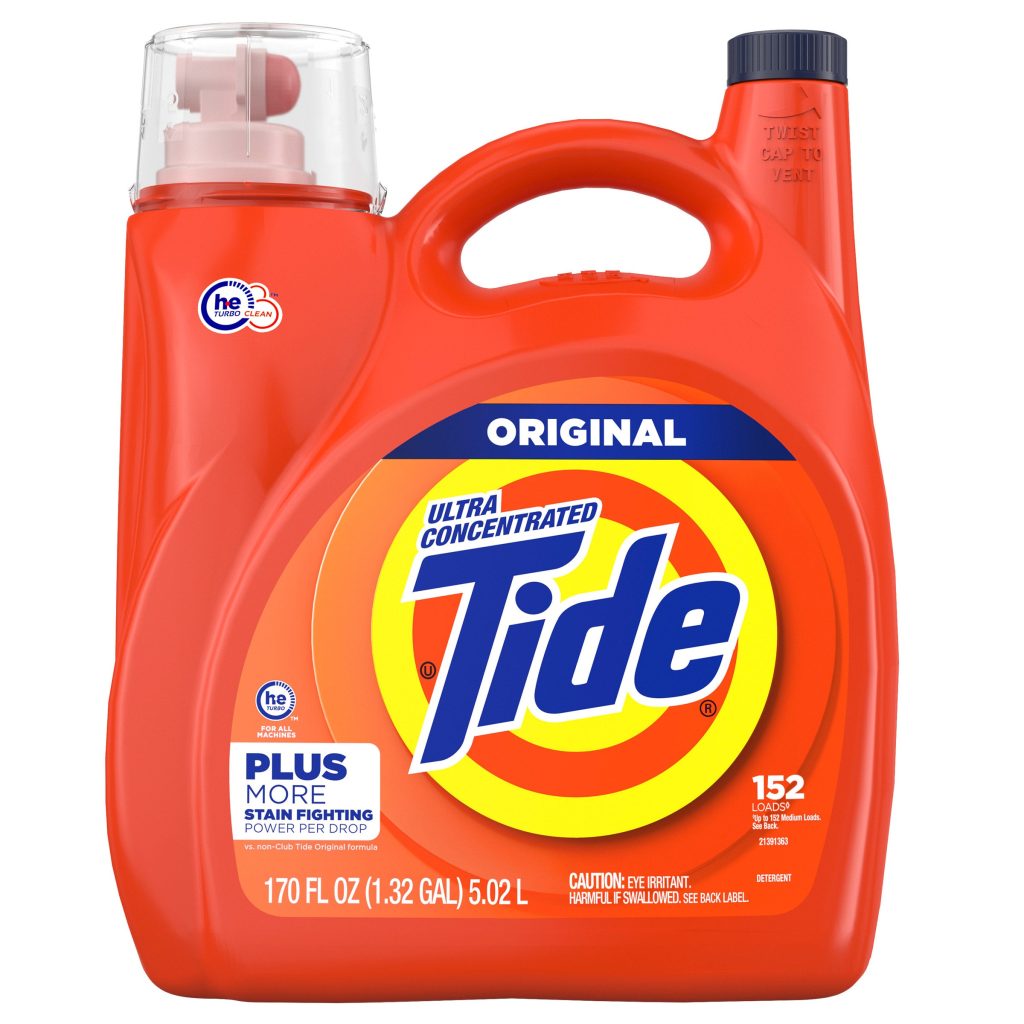 TIDE HE LIQUID LAUNDRY 152 LOADS / 170 OZ