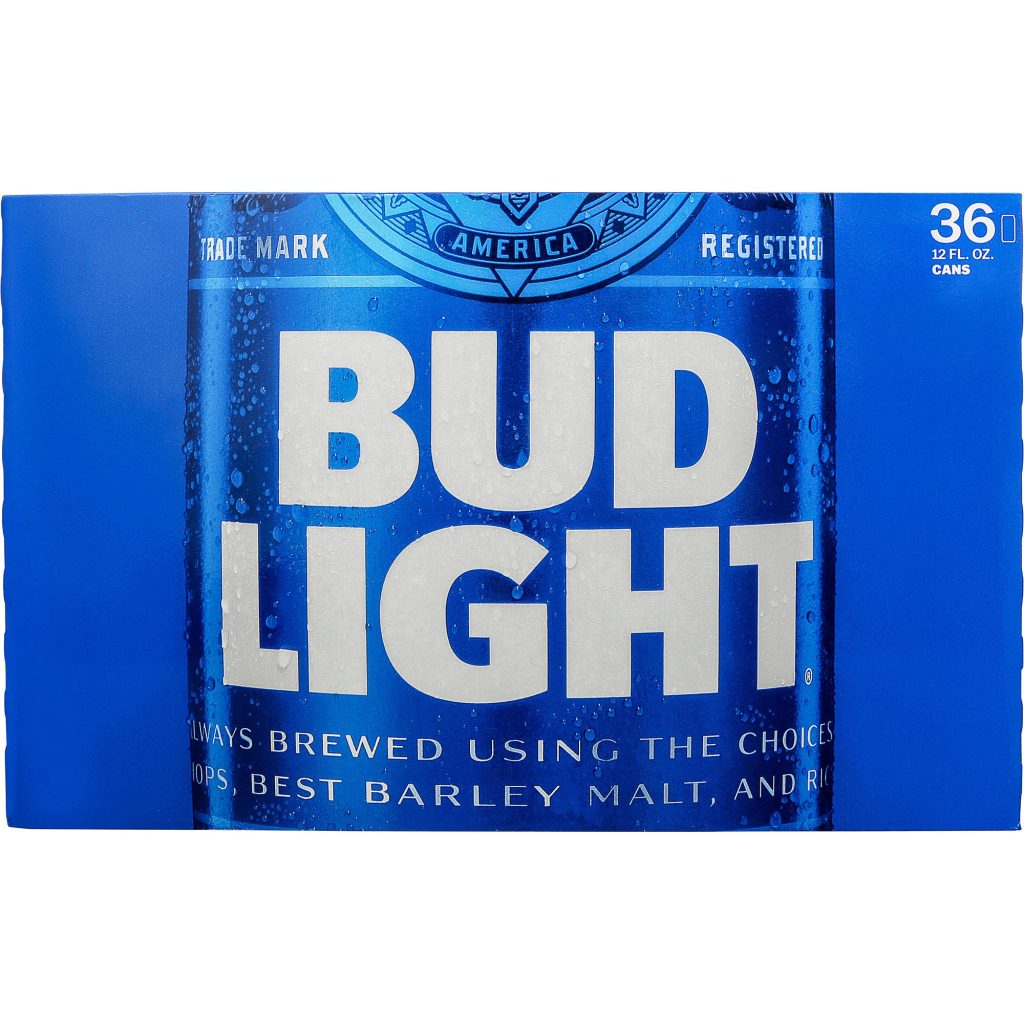 BUDWEISER LIGHT ANHEUSER BUSCH USA 36/12OZ