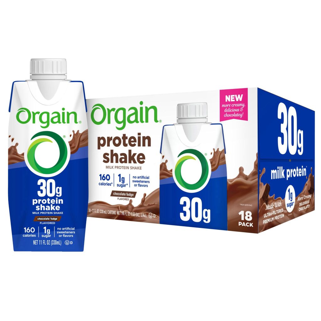 ORGAIN 30G PROTEIN SHAKE CHOCOLATE 18/11 FL OZ