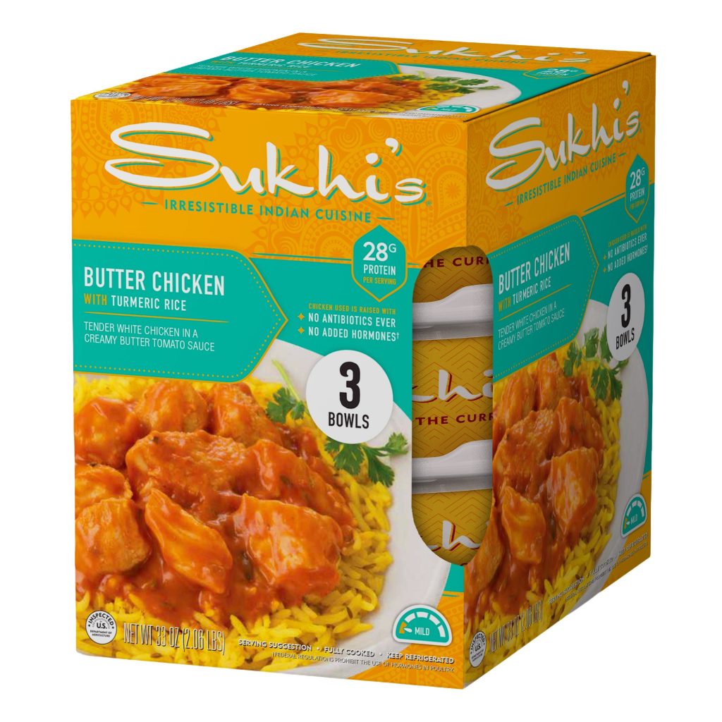 SUKHI’S BUTTER CHICKEN W/RICE 3/11 OZ