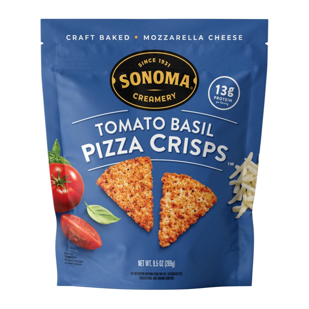 SONOMA CREAMERY TOMATO BASIL PIZZA CRISPS 9.5 OZ
