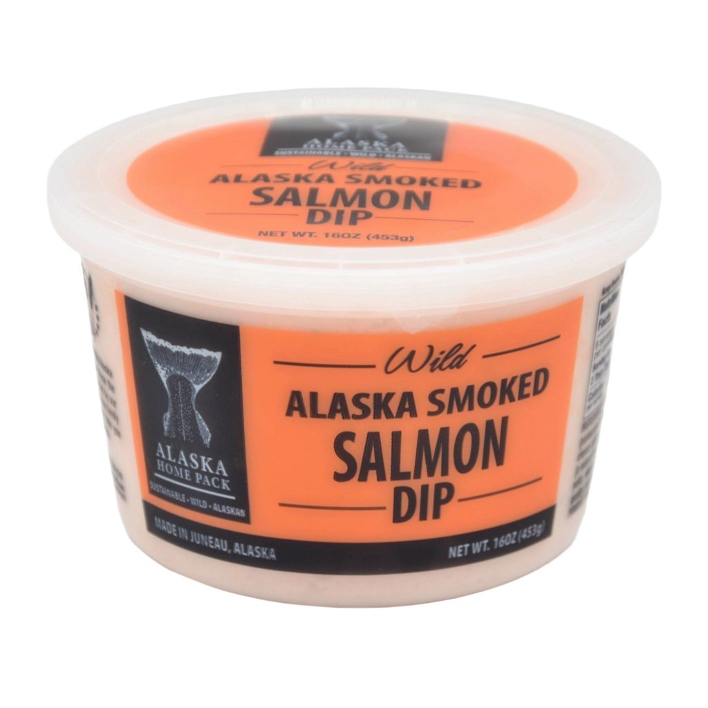 ALASKA GLACIER WILD SMOKED SALMON DIP 16 OZ