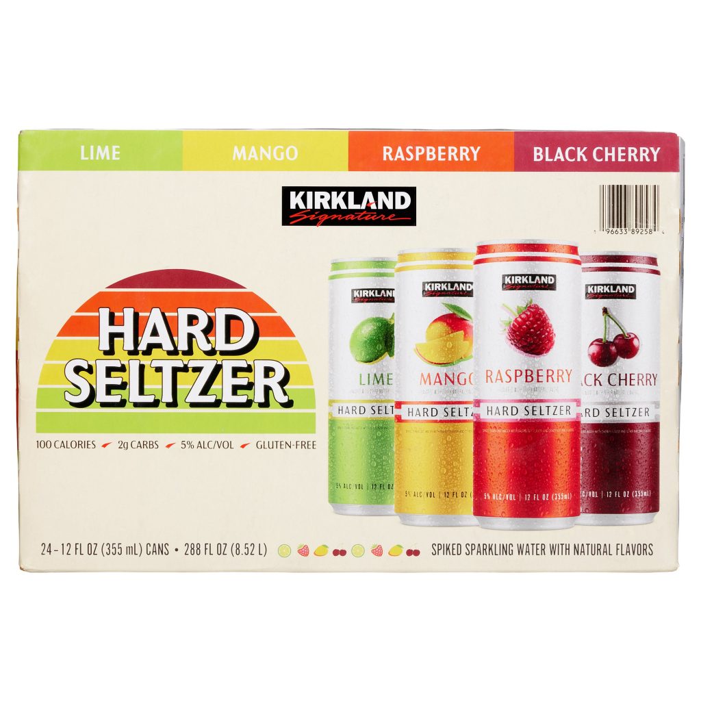 KIRKLAND SIGNATURE HARD SELTZER VARIETY USA 24/12OZ