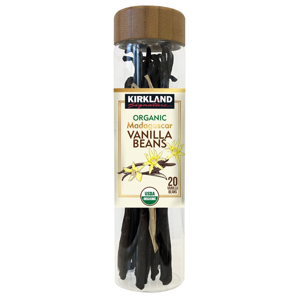 KIRKLAND SIGNATURE ORGANIC VANILLA BEANS 20 CT