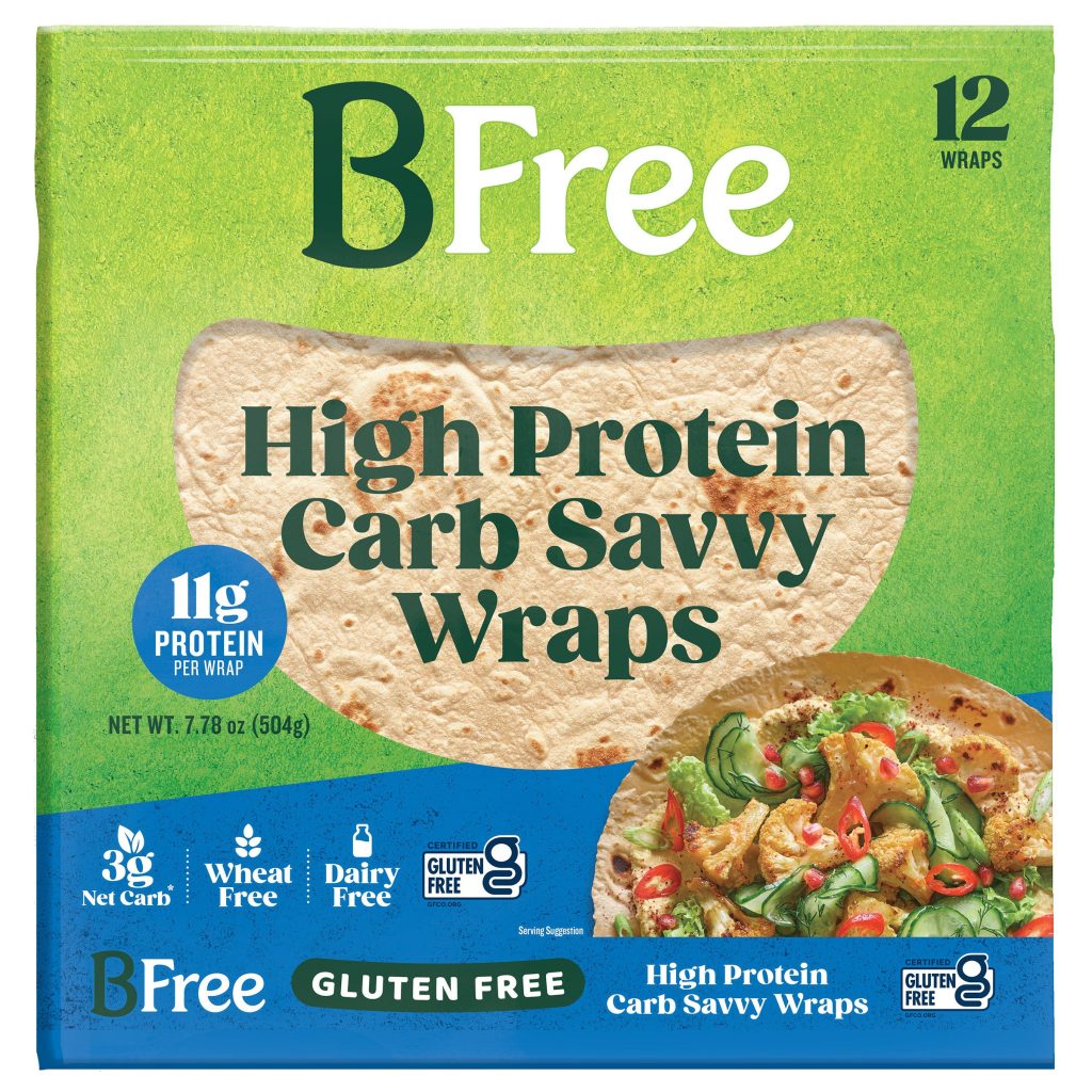BFREE HIGH PROTEIN CARB SAVVY GLUTEN FREE WRAPS 12/1.48 OZ
