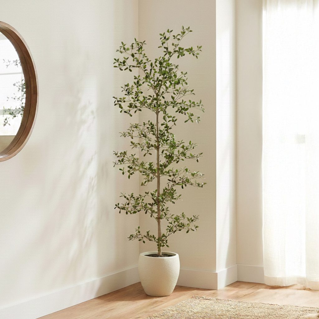 NEARLY NATURAL FAUX 6.5′ BLACK OLIVE TREE