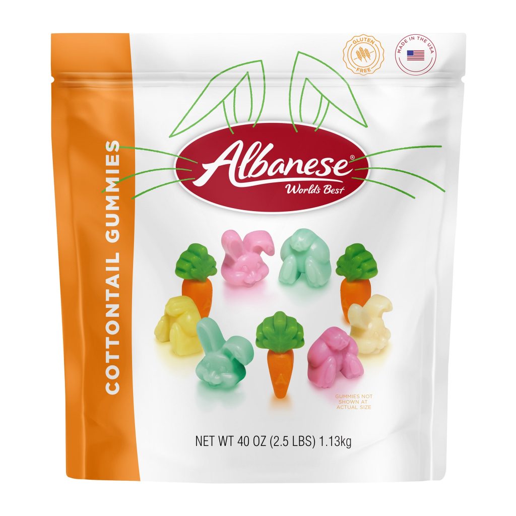 ALBANESE GUMMIES EASTER COTTONTAIL 40 OZ