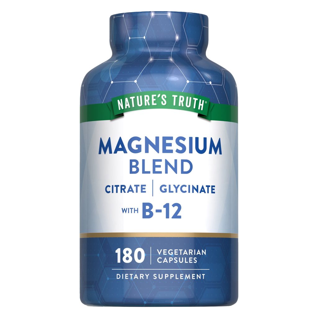 NATURE’S TRUTH MAGNESIUM BLEND 250MG. 180 CAPSULES