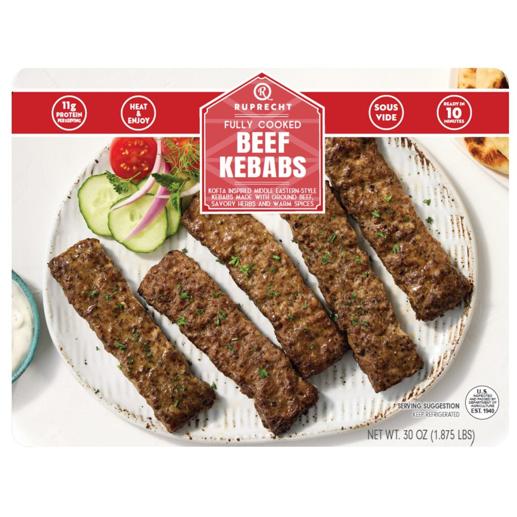 RUPRECHT BEEF KEBABS FULLY COOKED 30 OZ