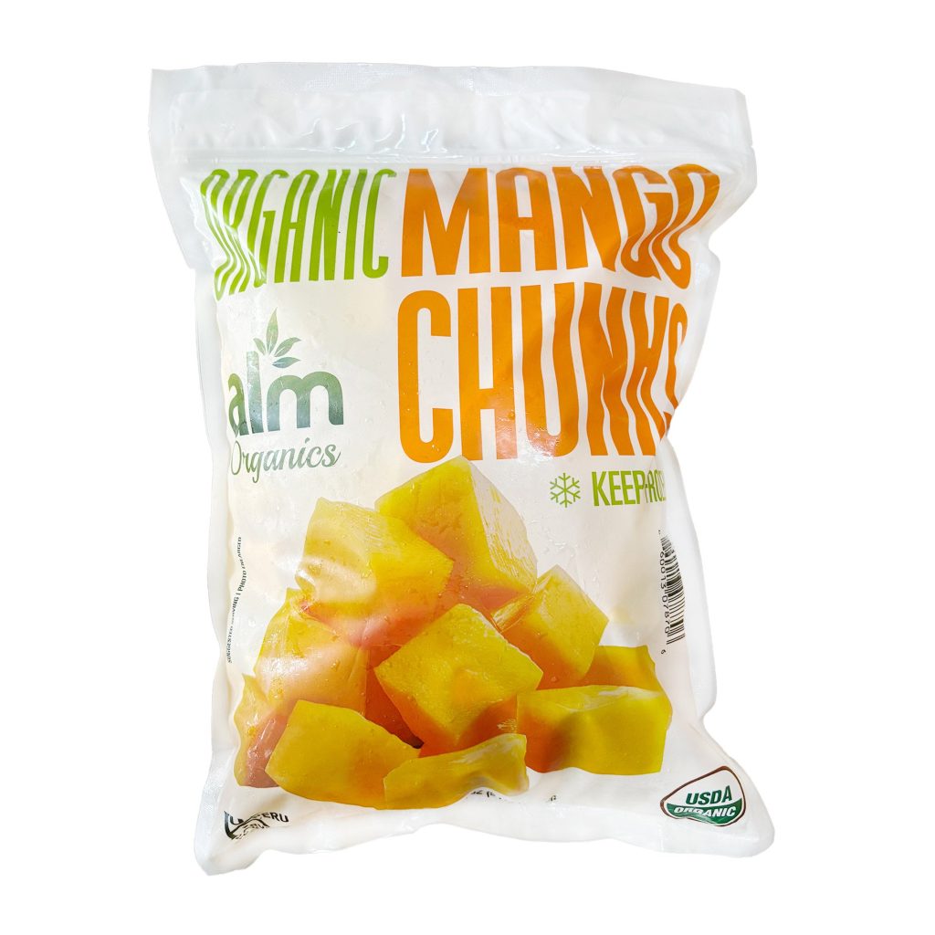 ALM ORGANICS ORGANIC MANGO CHUNKS 5 LB