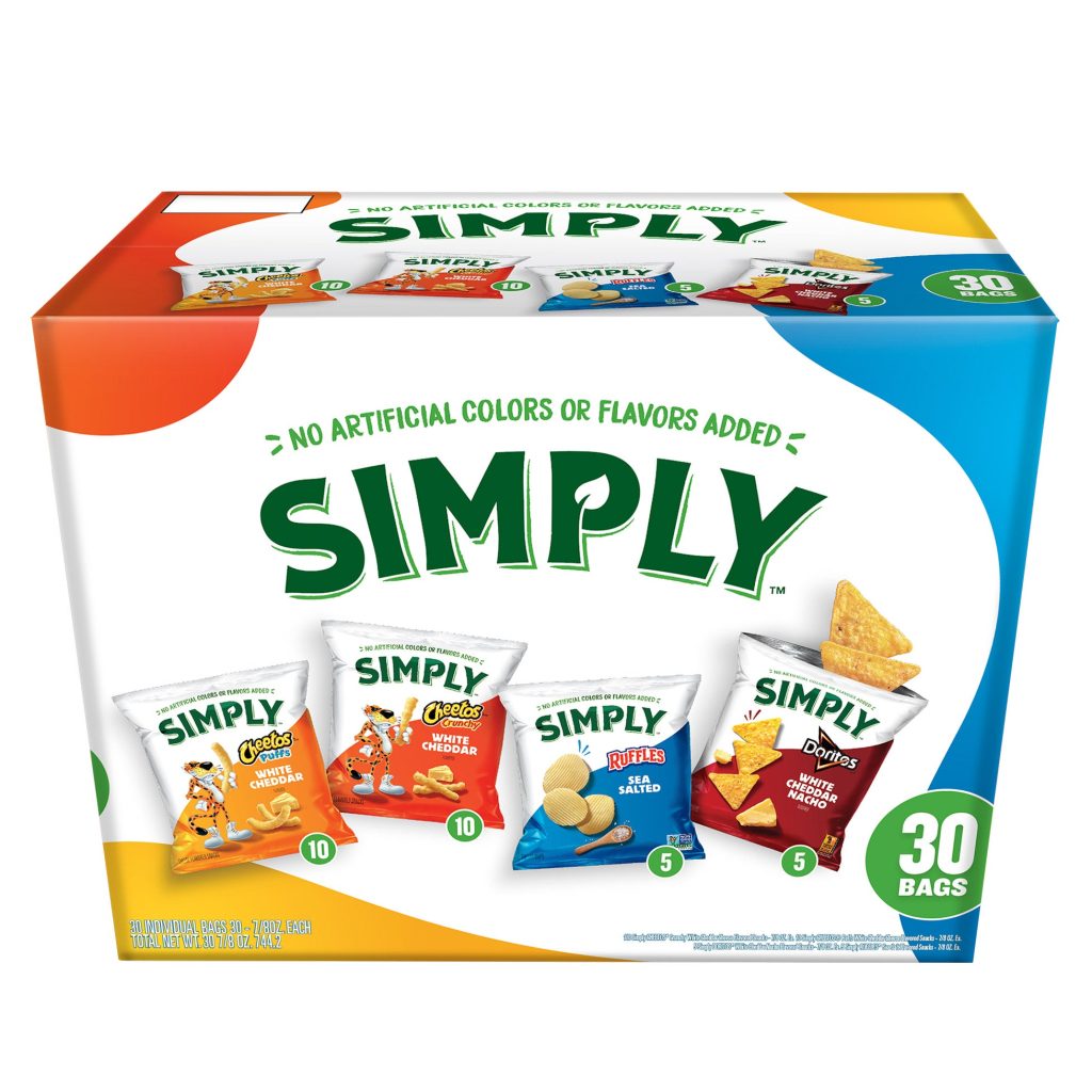 FRITO LAY SIMPLY MIX VARIETY 30 CT