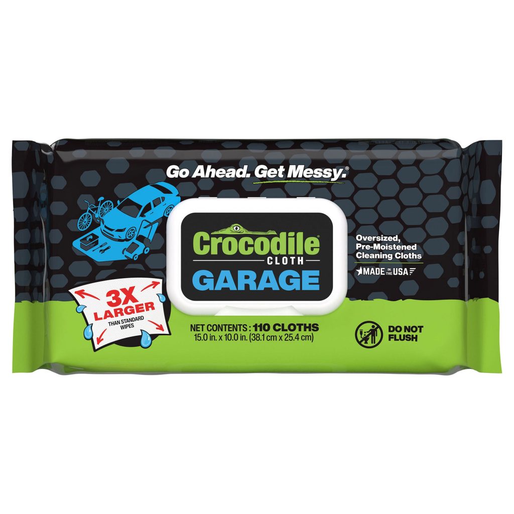 CROCODILE CLOTH 15¨ X 10¨ GARAGE WIPES 110 COUNT