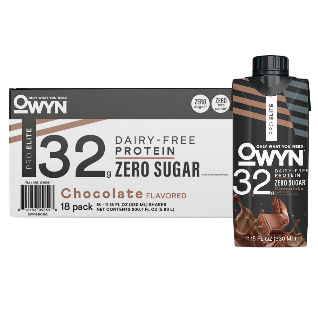 OWYN PLANT PROTEIN SHAKE 11.15 FL OZ/18 PK