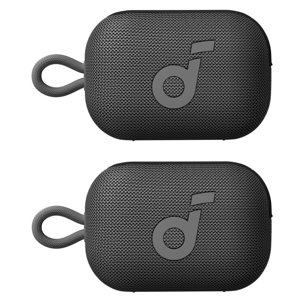 SOUNDCORE BY ANKER SELECT 4 GO BLUETOOTH SPEAKER 2-PACK, BLACK