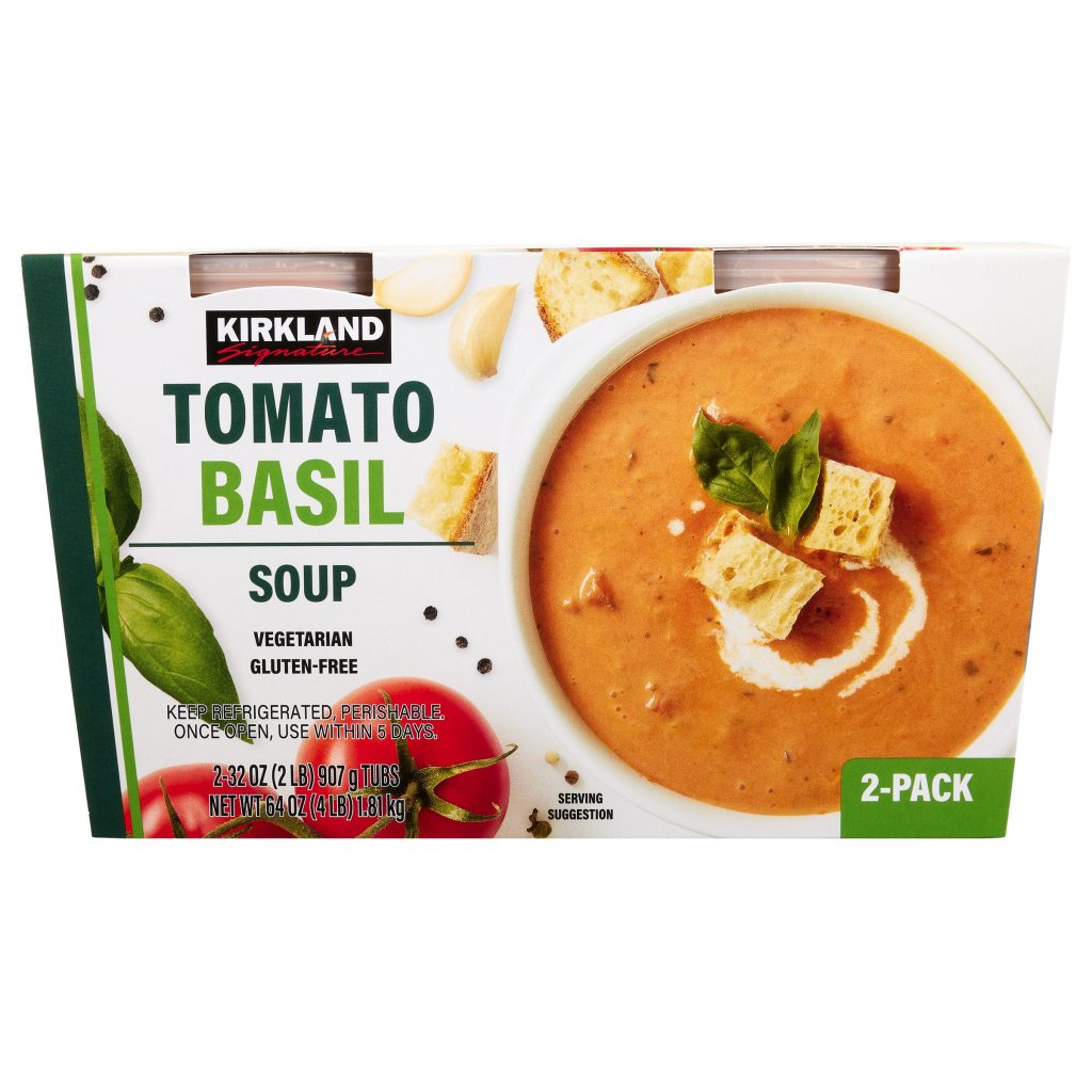 KIRKLAND SIGNATURE TOMATO BASIL SOUP 2/32 OZ