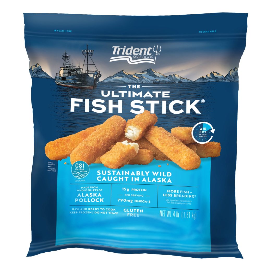 TRIDENT GLUTEN FREE ULTIMATE FISH STICKS 4 LB