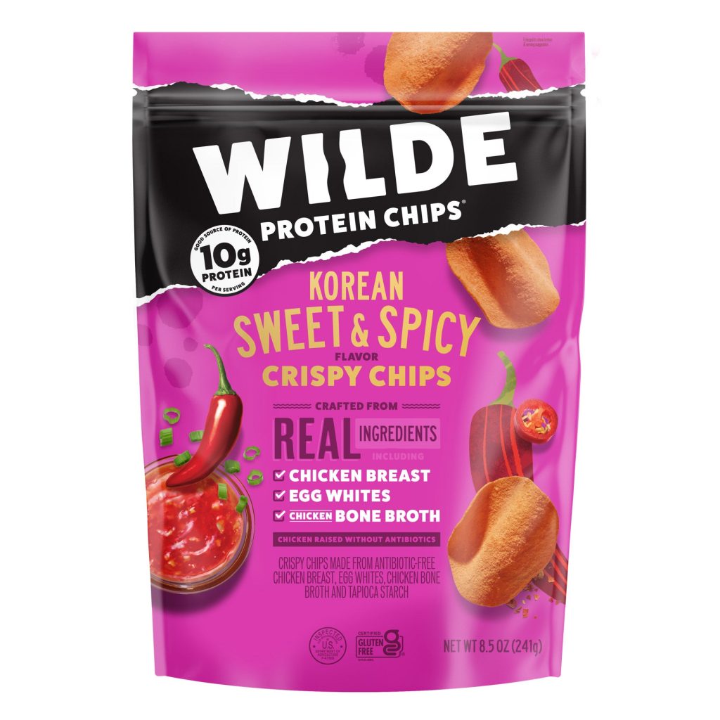 WILDE KOREAN SWEET SPICY PROTEIN CHIPS 8.5 OZ