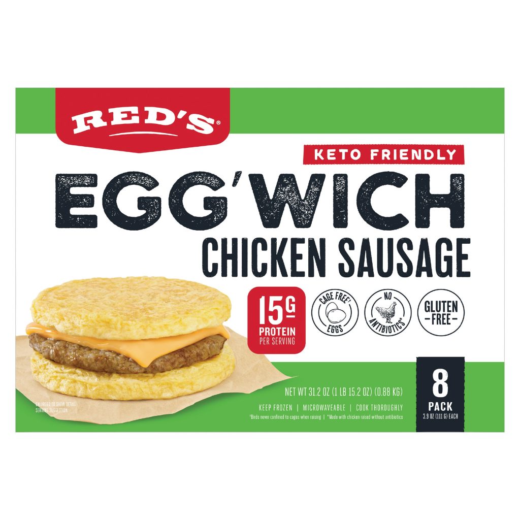 RED’S CHICKEN SAUSAGE EGGWIC 8 COUNT BOX