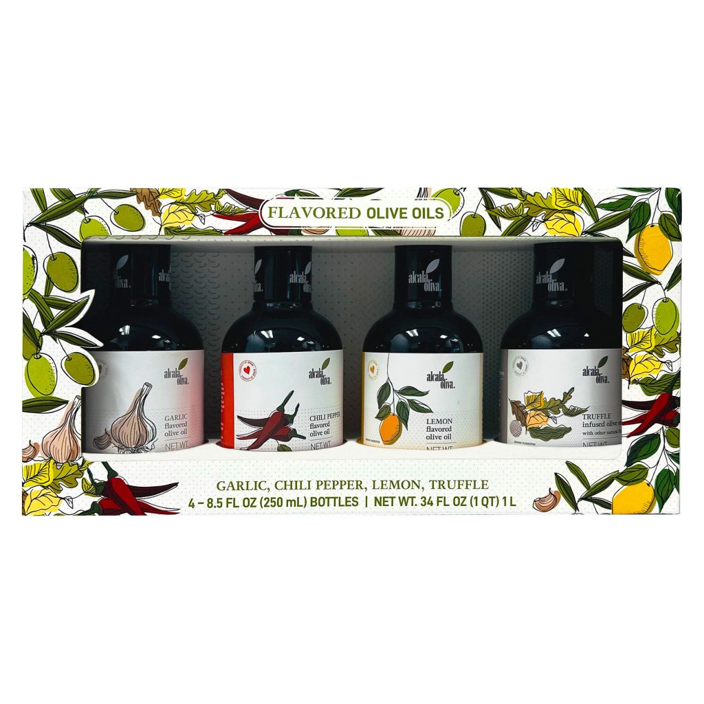 ALCALA OLIVE SPANISH EVOO VARIETY 4/8.5 OZ