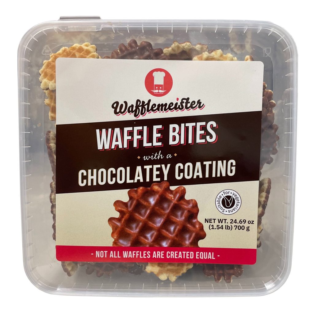 WAFFLEMEISTER CHOCOLATEY WAFFLE BITES 24.7 OZ