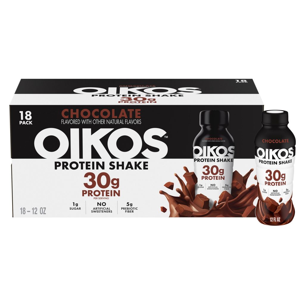 OIKOS PROTEIN SHAKE CHOCOLATE 12 FL OZ/ 18 CT