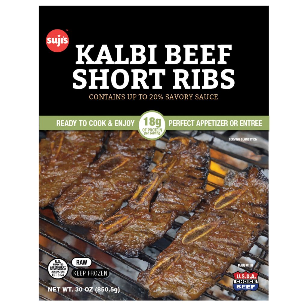 SUJI MARINATED SHORT RIBS 30OZ