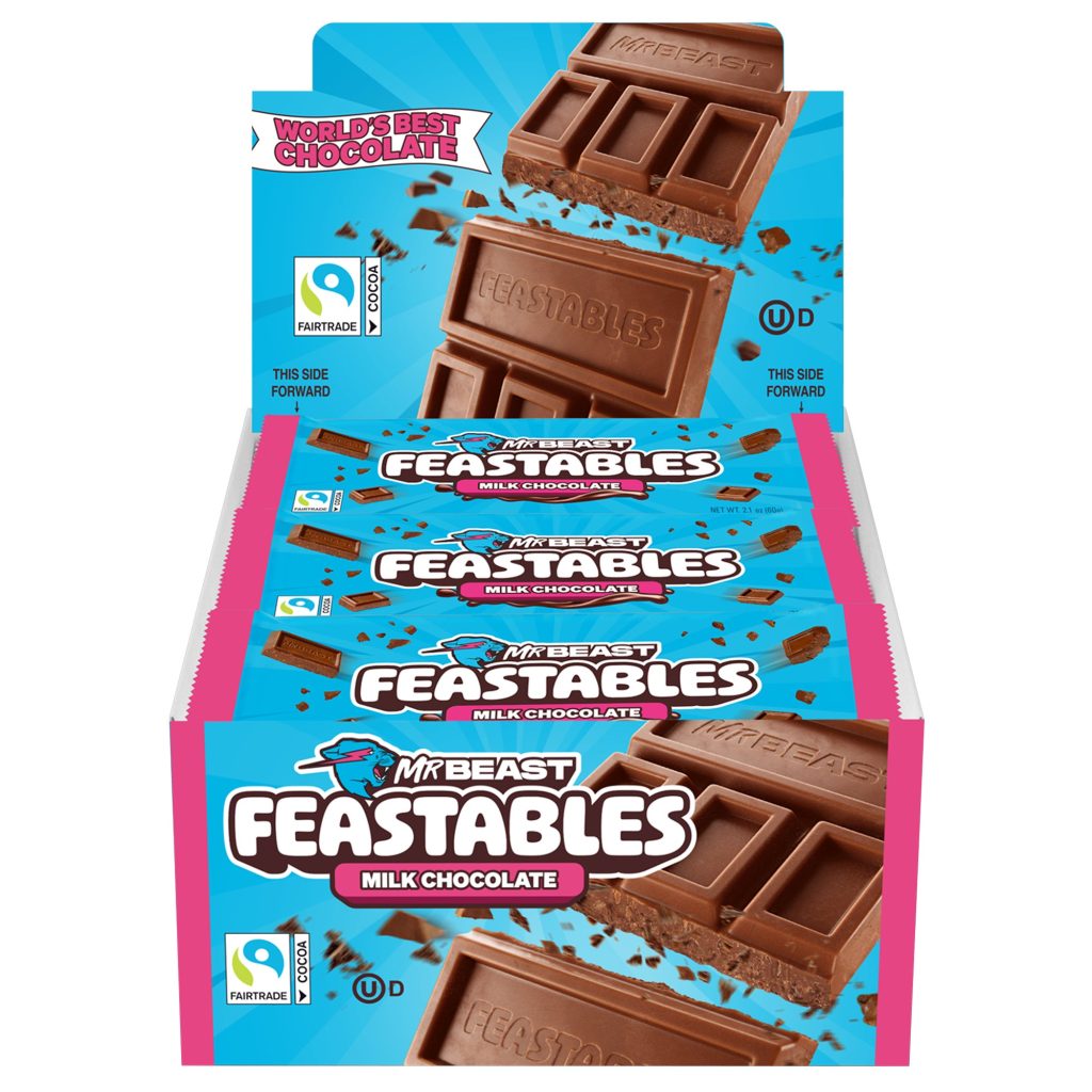 FEASTABLES MILK CHOCOLATE KING 24 CT/2.1 OZ